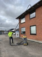 Tagrende støvsuger med kamera (12 meter) - udlejning