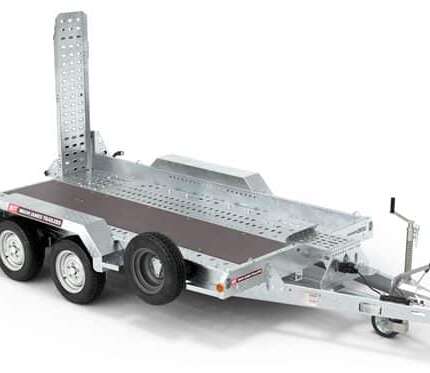 Maskintrailer 3500kg Brian James digger plant  - udlejning