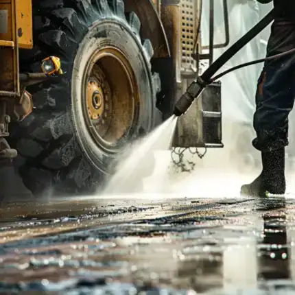 Vask og rengøring af entreprenørmaskiner og varebiler - Hent tilbud